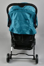 Load image into Gallery viewer, Teal Baby Stroller with Sun Shade
