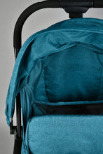 Load image into Gallery viewer, Teal Baby Stroller with Sun Shade
