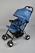 Load image into Gallery viewer, Blue Baby Stroller with Sun Shade
