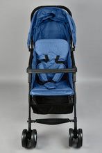 Load image into Gallery viewer, Blue Baby Stroller with Sun Shade
