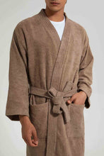 تنزيل الصورة على معرض الصور، Redtag-Taupe-Kimono-Bathrobe-Bathrobes-Home-Bathroom-
