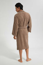 تنزيل الصورة على معرض الصور، Redtag-Taupe-Kimono-Bathrobe-Bathrobes-Home-Bathroom-
