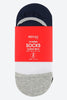 Multicolour Plain Invisible Socks (2-Pack) - REDTAG