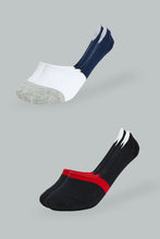 Load image into Gallery viewer, Redtag-Multicolour-Plain-Invisible-Socks-(2-Pack)-365,-BSR-Socks,-Colour:Multicolour,-Filter:Senior-Boys-(9-to-14-Yrs),-Non-Sale,-Section:Kidswear-Senior-Boys-
