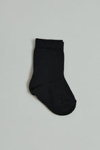 Load image into Gallery viewer, Black Full Length Socks (Pack of 4)
