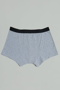 Black/Grey Hipster Briefs (Pack Of 2)