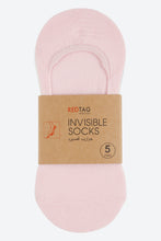 Load image into Gallery viewer, Assorted Invisible Socks (Pack Of 5) - REDTAG
