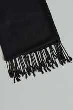 Load image into Gallery viewer, Black Pashmina Scarf
