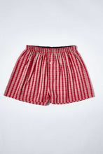 Load image into Gallery viewer, Red/Blue Woven Check Boxer Shorts (Pack of 2)
