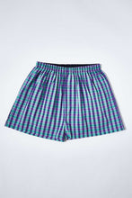 Load image into Gallery viewer, Red/Blue Woven Check Boxer Shorts (Pack of 2)
