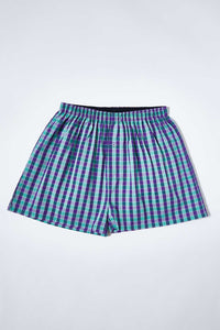 Red/Blue Woven Check Boxer Shorts (Pack of 2)