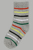 Assorted Striped Long Length Socks (4-Pack) - REDTAG