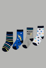 Load image into Gallery viewer, Assorted Design Printed Socks (4 Pack) - REDTAG
