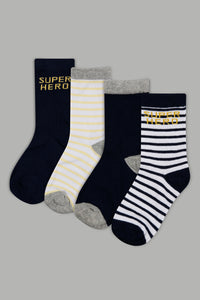 Assorted Full Length Socks (4-Pack) - REDTAG