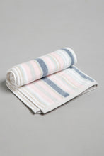 Load image into Gallery viewer, Multicolour Textured Cotton Hand Towel
