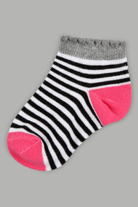 Assorted Printed Ankle Length Socks (4-Pack) - REDTAG