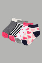 Load image into Gallery viewer, Assorted Printed Ankle Length Socks (4-Pack) - REDTAG
