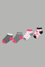 Load image into Gallery viewer, Assorted Printed Ankle Length Socks (4-Pack) - REDTAG
