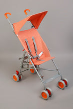 Load image into Gallery viewer, Peach Baby Buggy with Safety Belts
