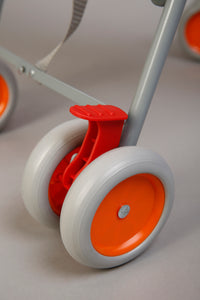 Peach Baby Buggy with Safety Belts