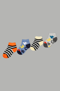 Assorted Ankle Length Socks (4-Pack) - REDTAG