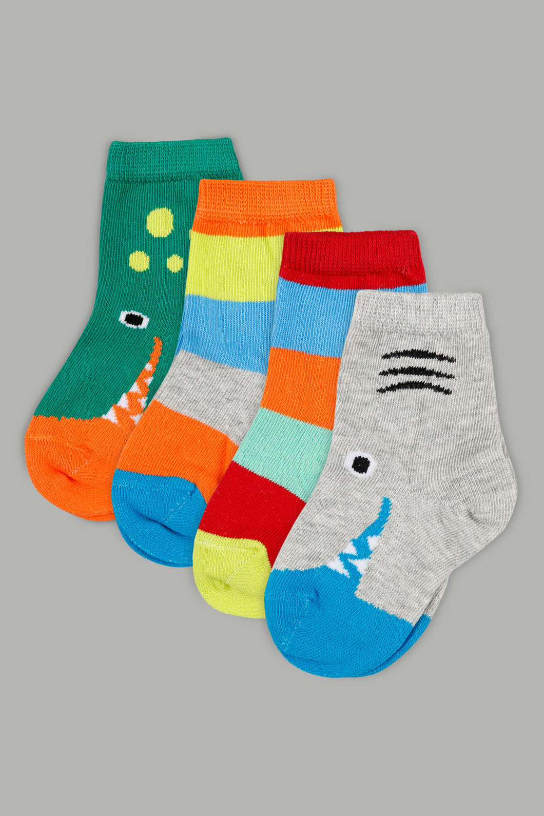 Assorted Ankle Length Socks (4-Pack) - REDTAG