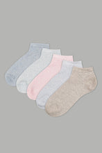 Load image into Gallery viewer, Assorted Ankle Socks (Pack Of 5) - REDTAG
