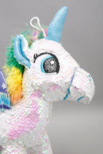 Load image into Gallery viewer, Soft Plush Sequin Unicorn Toy
