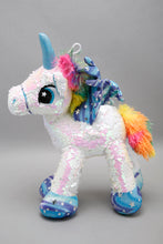 Load image into Gallery viewer, Soft Plush Sequin Unicorn Toy
