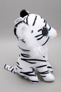 White and Black Soft Plush Animal Toy