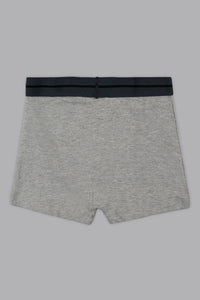 Assorted Plain Boxer Shorts (3-Pack) - REDTAG