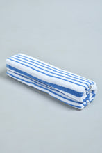 Load image into Gallery viewer, Blue Stripe Bath Towel
