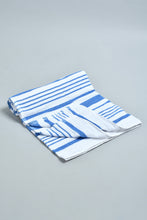 Load image into Gallery viewer, Blue Stripe Bath Towel
