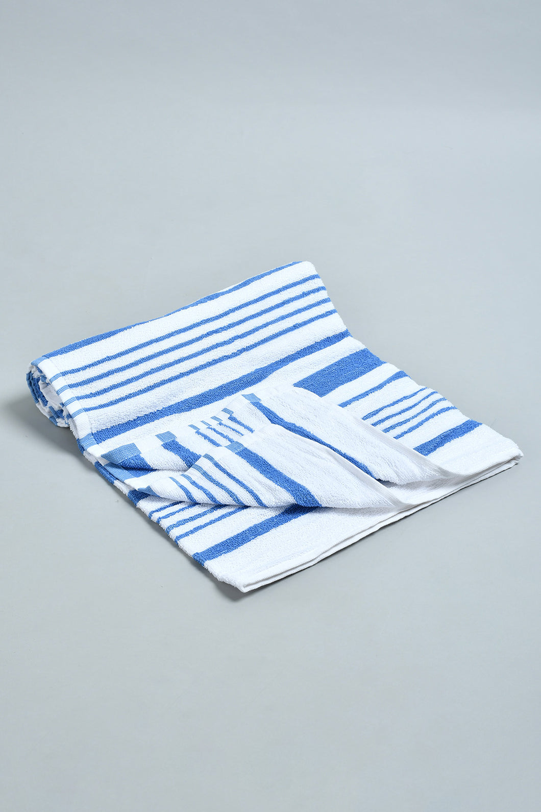 Blue Stripe Bath Towel