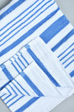 Load image into Gallery viewer, Blue Stripe Bath Towel
