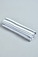 Load image into Gallery viewer, Grey Stripe Bath Towel
