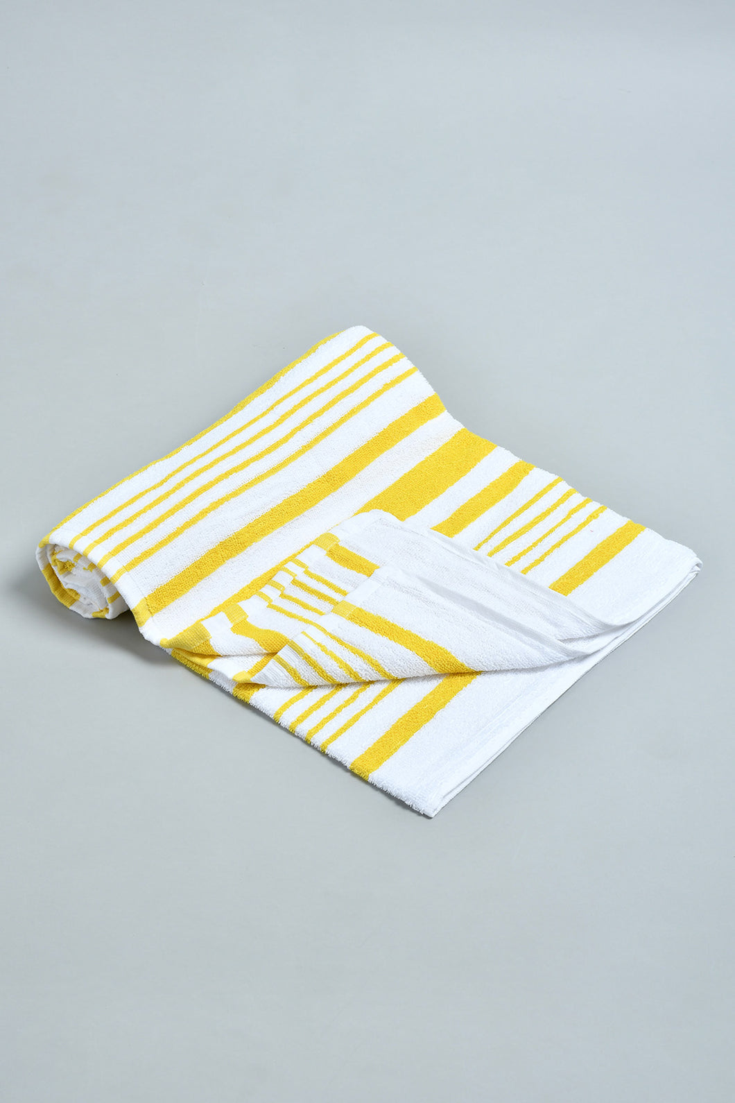 Yellow Stripe Bath Towel