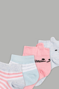 Assorted Ankle Length Socks (4-Pack) - REDTAG