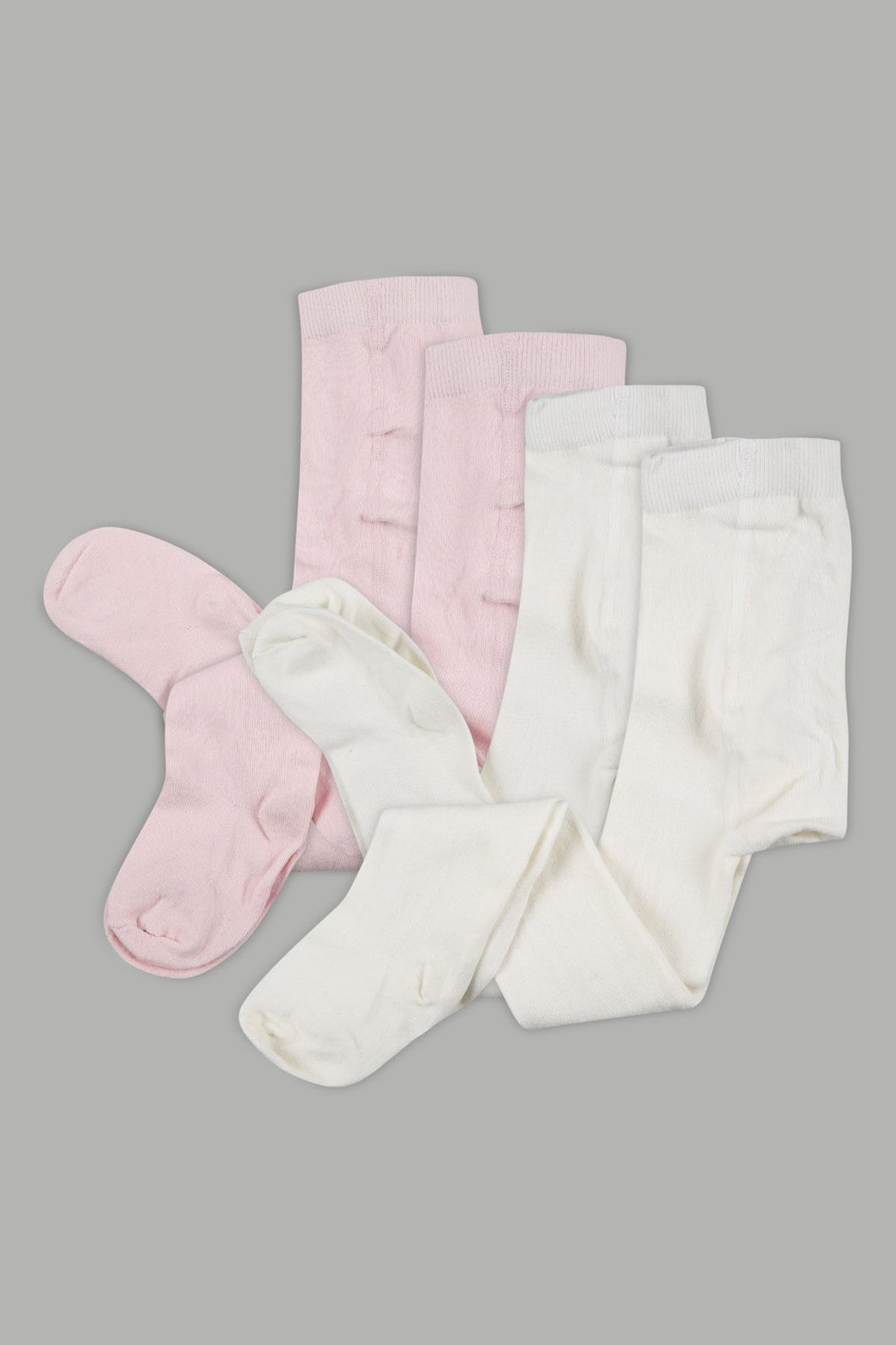 Pink and White Stocking (Pack of 2)