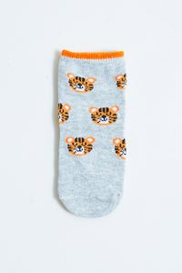 Animal Print Ankle-Length Sock (Pack of 2)