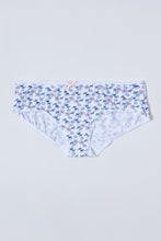 Load image into Gallery viewer, Blue/White Printed Boyleg Brief (Pack Of 5)
