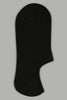 Black Plain Sports Socks (5-Pack)