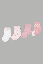 Load image into Gallery viewer, Assorted Jacquard Socks (4-Pack) - REDTAG
