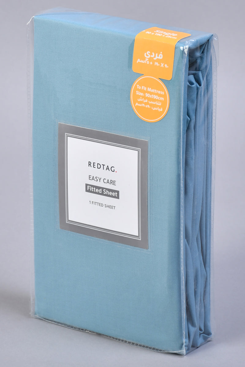 Blue Fitted Sheet (Single Size)