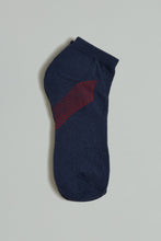 Load image into Gallery viewer, Black/Blue/Navy Ankle Sports Socks (Pack of 3)
