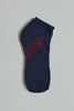 Black/Blue/Navy Ankle Sports Socks (Pack of 3)
