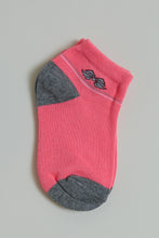 Load image into Gallery viewer, Pink/White/Grey Jacquard Design Socks (3-Pack)
