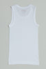 White Sleeveless Vests (3-Pack)