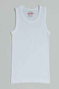 White Sleeveless Vests (3-Pack)