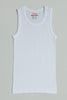 White Sleeveless Vests (3-Pack)